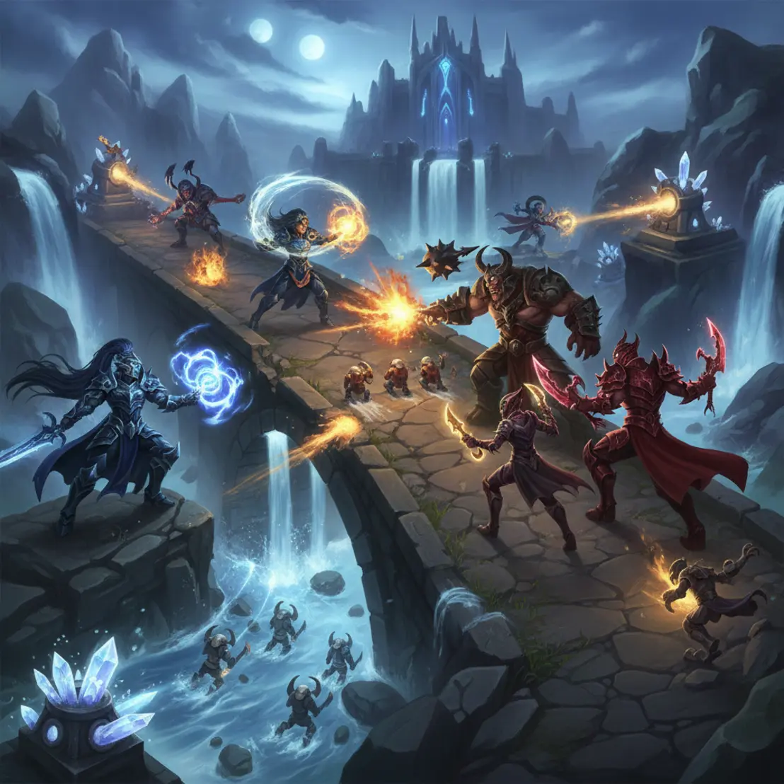 League of Legends teamfight